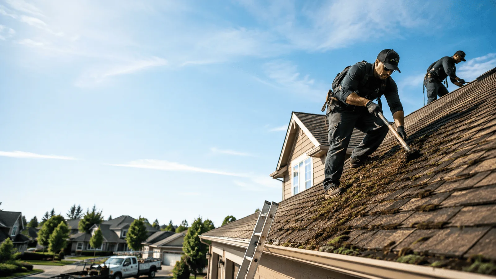 Roof Moss Removal in Grinnell, IA near me